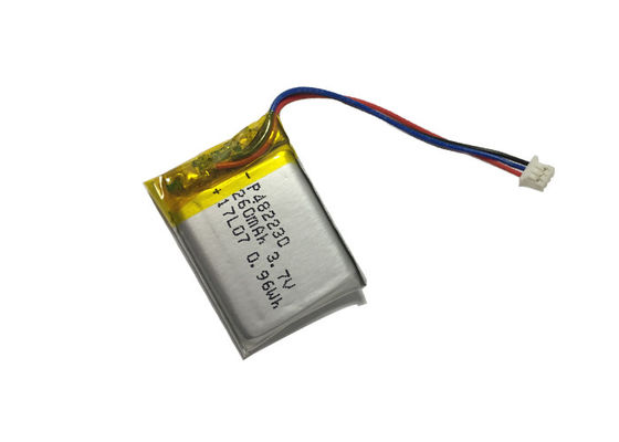 батарея 3.7V 260mAh PAC, батарея LiPO разрядки высокого темпа 10C для портативного вентилятора